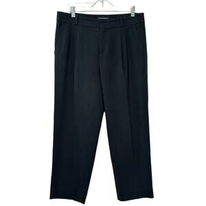 Banana Republic black pleated dressy pants size 8
